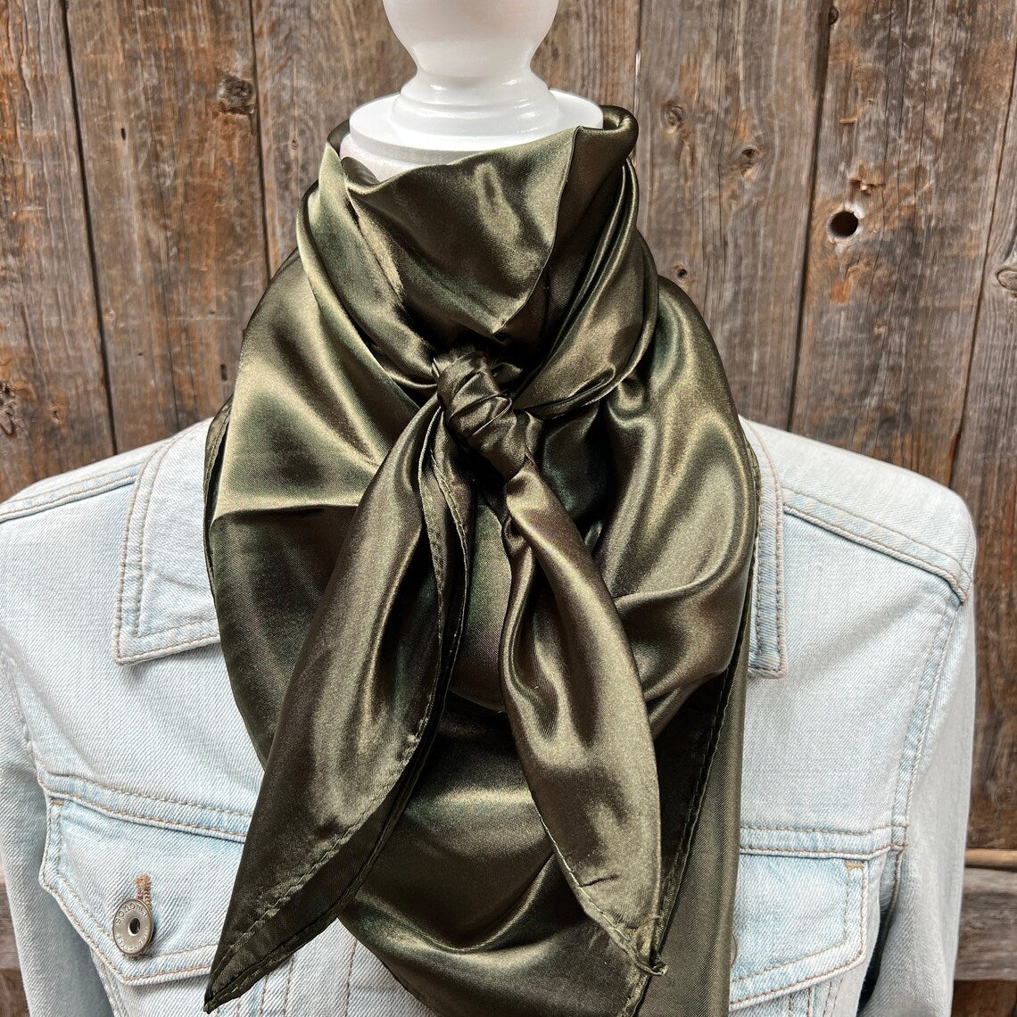 Wild Rag/Silk Scarf - Solid Color