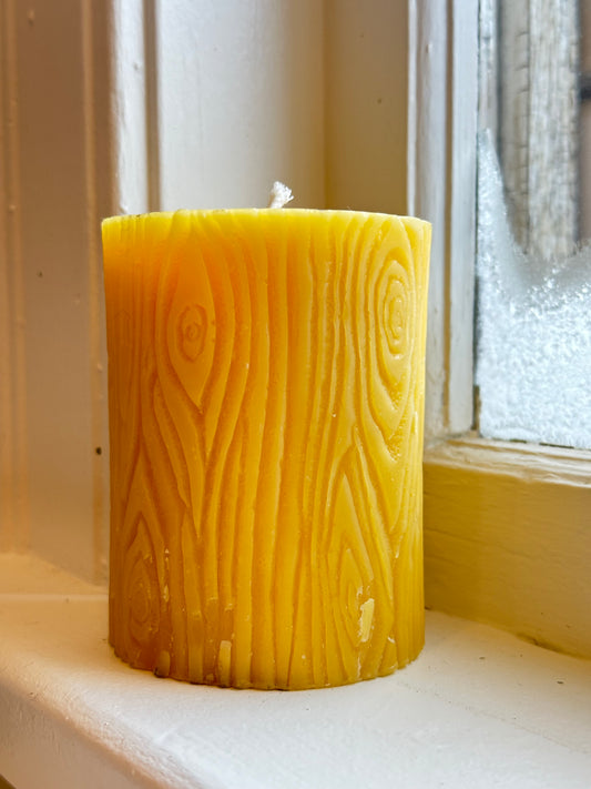 Beeswax Candle: Log